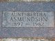  Bertha Asmundson