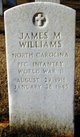 PFC James M Williams
