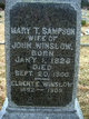  Mary T. <I>Sampson</I> Winslow