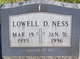 Pvt Lowell David Ness