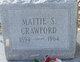  Mattie <I>Spears</I> Crawford
