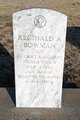  Reginald Albert Bowman