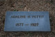  Martha Adaline <I>Hale</I> Pettit