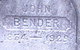  John Henry Bender