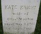  Kate <I>Knight</I> Martin