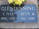  Betty Mae <I>Cox</I> Glendinning