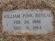  William Pink Reneau