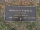  William D “Bill” Evans Sr.