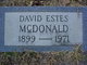  David Estes McDonald