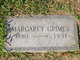 Margaret Alice <I>LIngard</I> Grimes