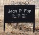  Jess P. Fay