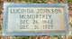  Lucinda <I>Johnson</I> McMurtrey