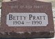  Martha L “Betty” <I>Davidson Edwards</I> Pratt