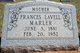  Frances Lavell “Vellie” <I>Carothers</I> Marler