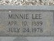  Minnie Lee <I>Downs</I> Waters