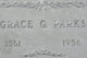  Grace G. <I>Sax</I> Parks
