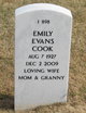 Emily Marie Evans Cook Photo