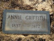  Nancy Ann “Annie” <I>Dorsett</I> Griffith