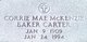  Corrie Mae Baker <I>McKenzie</I> Carter