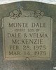  Monte Dale McKenzie