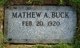  Mathew Ardell “Matt” Buck