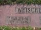  Charles William Weischedel
