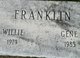  Willie Lee <I>Blackshire</I> Franklin