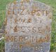  Elizabeth “Bessie” <I>Wright</I> Merriman