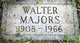  Walter Majors