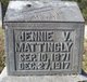  Jennie V Mattingly