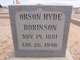  Orson Hyde “Bobe” Robinson