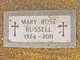  Mary Rose <I>Bove</I> Russell