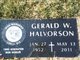 Gerald Wayne “Jerry” Halvorson