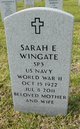  Sarah Elizabeth <I>Thompson</I> Wingate