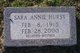  Sara Annie <I>Lauderdale</I> Hurst