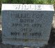  William G. “Willie” Fox