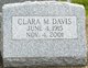  Clara M Davis