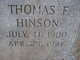  Thomas Frederick Hinson