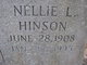  Nellie <I>Lee</I> Hinson