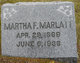  Martha Francis <I>Scroggins</I> Marlatt