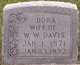  Dora <I>Vowell</I> Davis