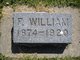  Fred William “William” Hartenstein