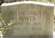  Jerome Triston Hayes