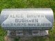  Alice <I>Brown</I> Bushawn