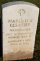   Harold E “ ” <I> </I> Elsasser