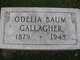  Odelia “Tillie” <I>Baum</I> Gallagher