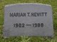  Marian Taylor Hewitt