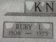  Ruby Irene <I>Harshman</I> Knoles