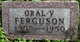  Oral Vernon Ferguson