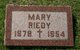  Mary Ann <I>Finger</I> Riedy